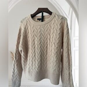 1. State Women's Cable Knit Sweater - Pink US M